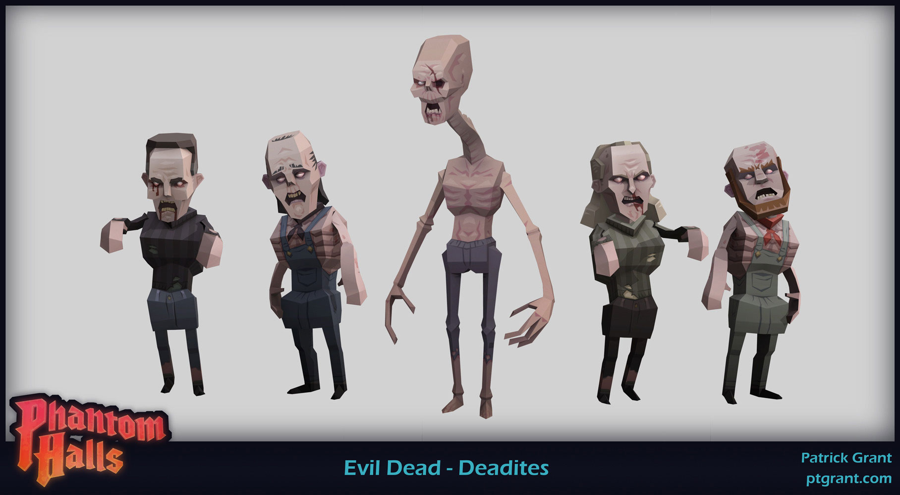 Evil Dead Deadites 3D Render by Patrick Grant