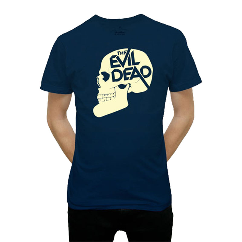 Blue Evil Dead shirt by Olly Moss